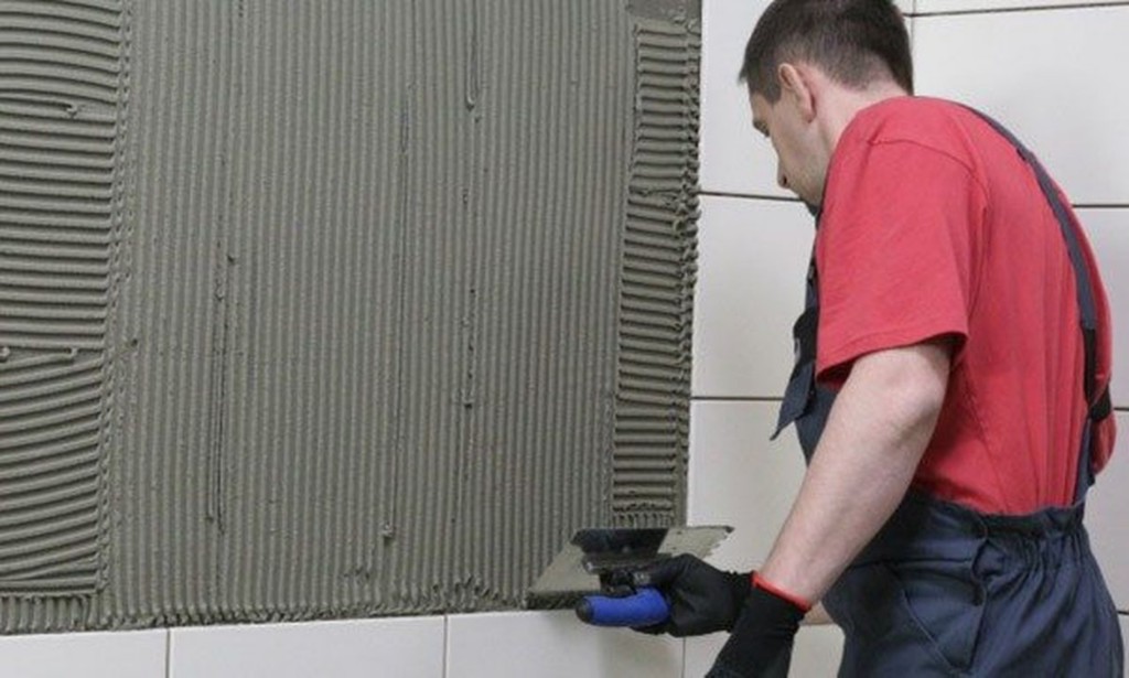 Нанесение раствора