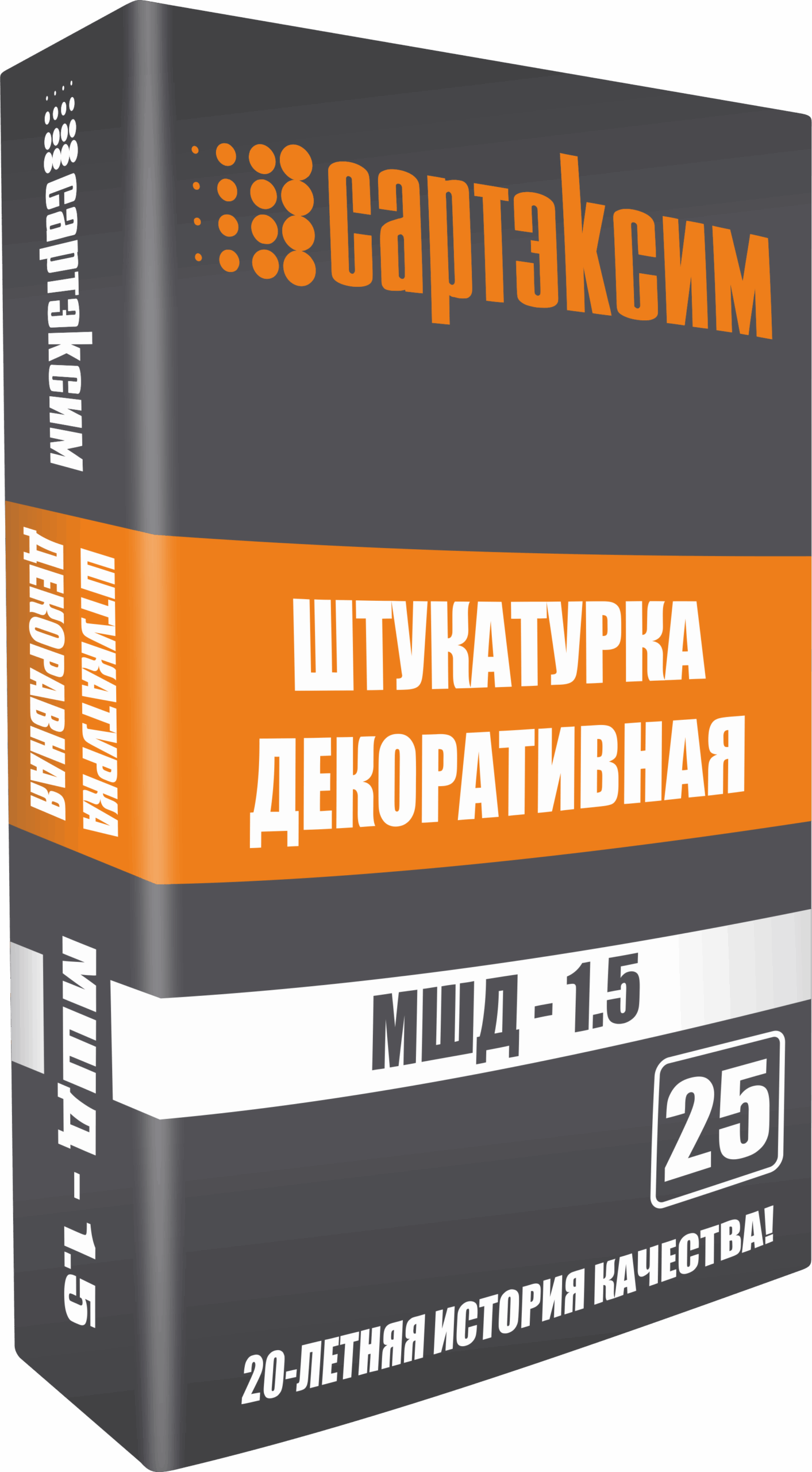 Штукатурка минеральная декоративная МШД-1.5